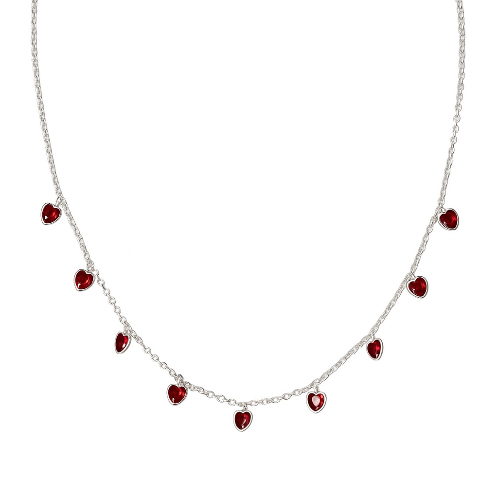 Colar feminino prata 925 sweet heart - Almeida&Gioì