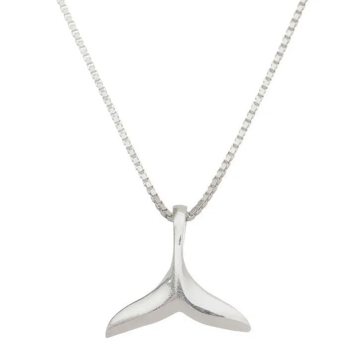 Colar feminino veneziano prata 925 Whale Tail - Almeida&Gioì