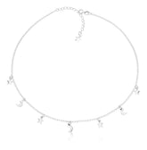 Colar feminino prata 925 Moon Stella - Almeida&Gioì