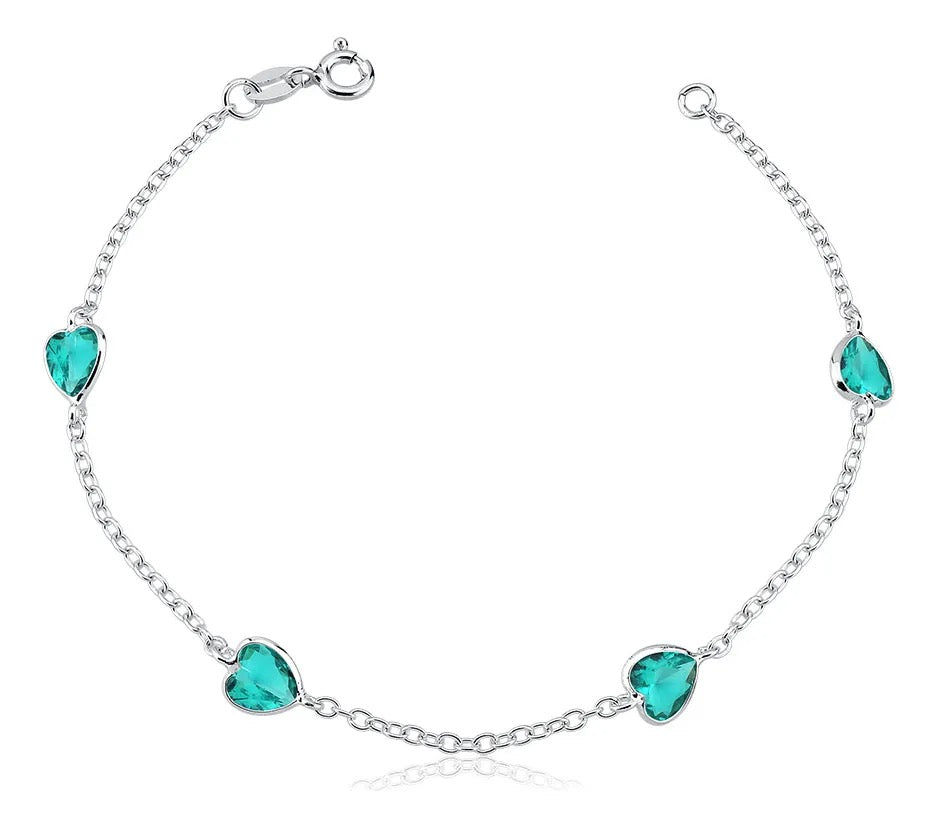 Pulseira feminina prata 925 Aura - Almeida&Gioì