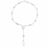 Terço Pulseira unissex prata 925 - Almeida&Gioì